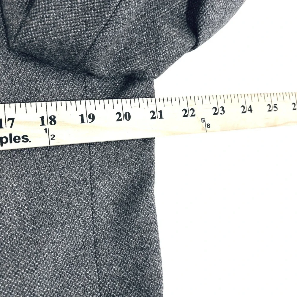 Oscar de la Renta Blazer Mens 42R Gray Lambswool Cashmere 2 Button Fully Lined